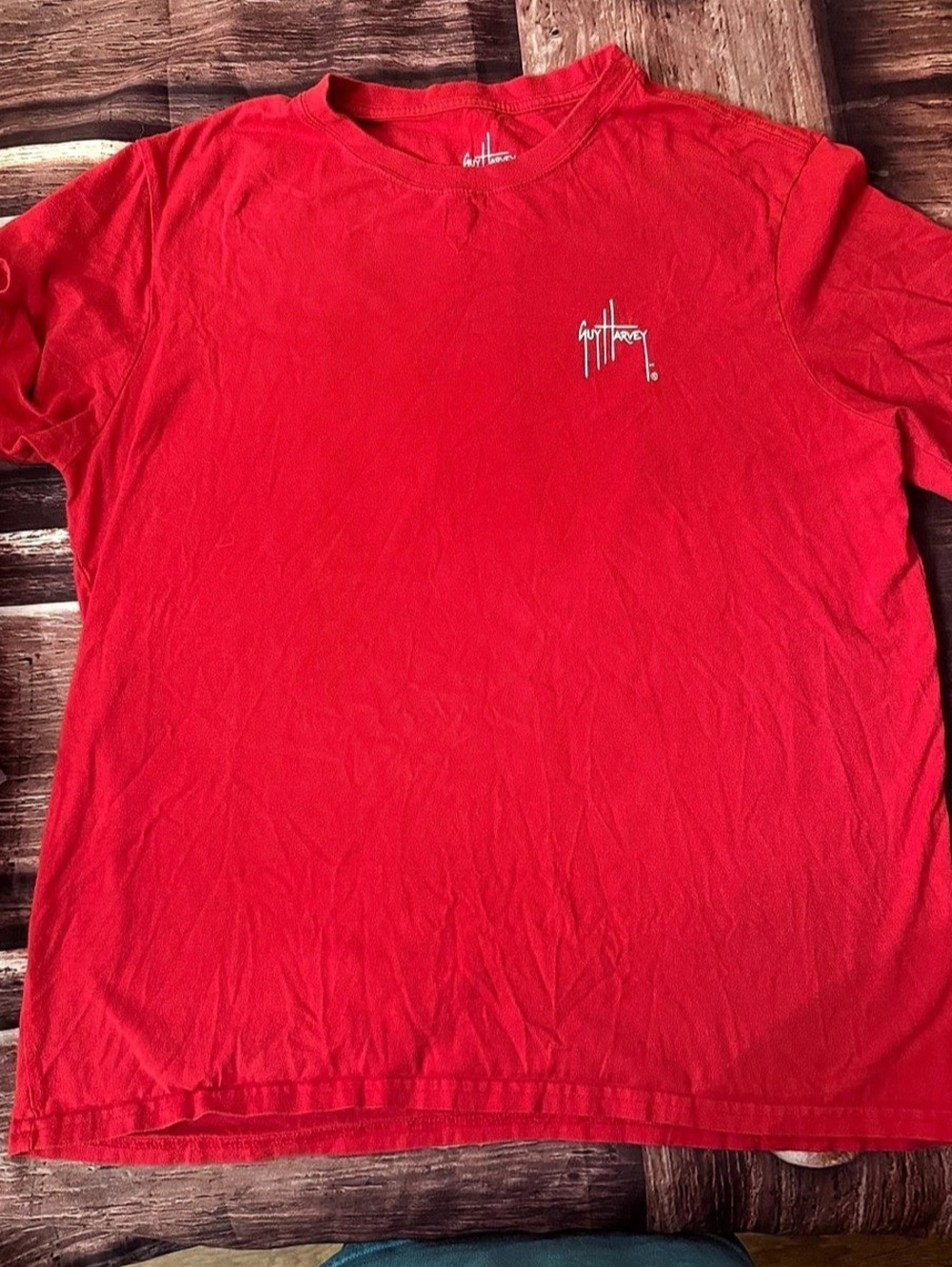 Guy Harvey Short Sleeve Graphic T-Shirt in Red